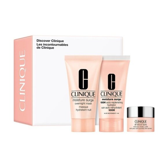 CLINIQUE Discover 3 Piece Set NIB - Picture 1 of 3